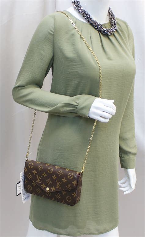 louis vuitton bag cross body pochette|Félicie Pochette LV Monogram Chain Bag .